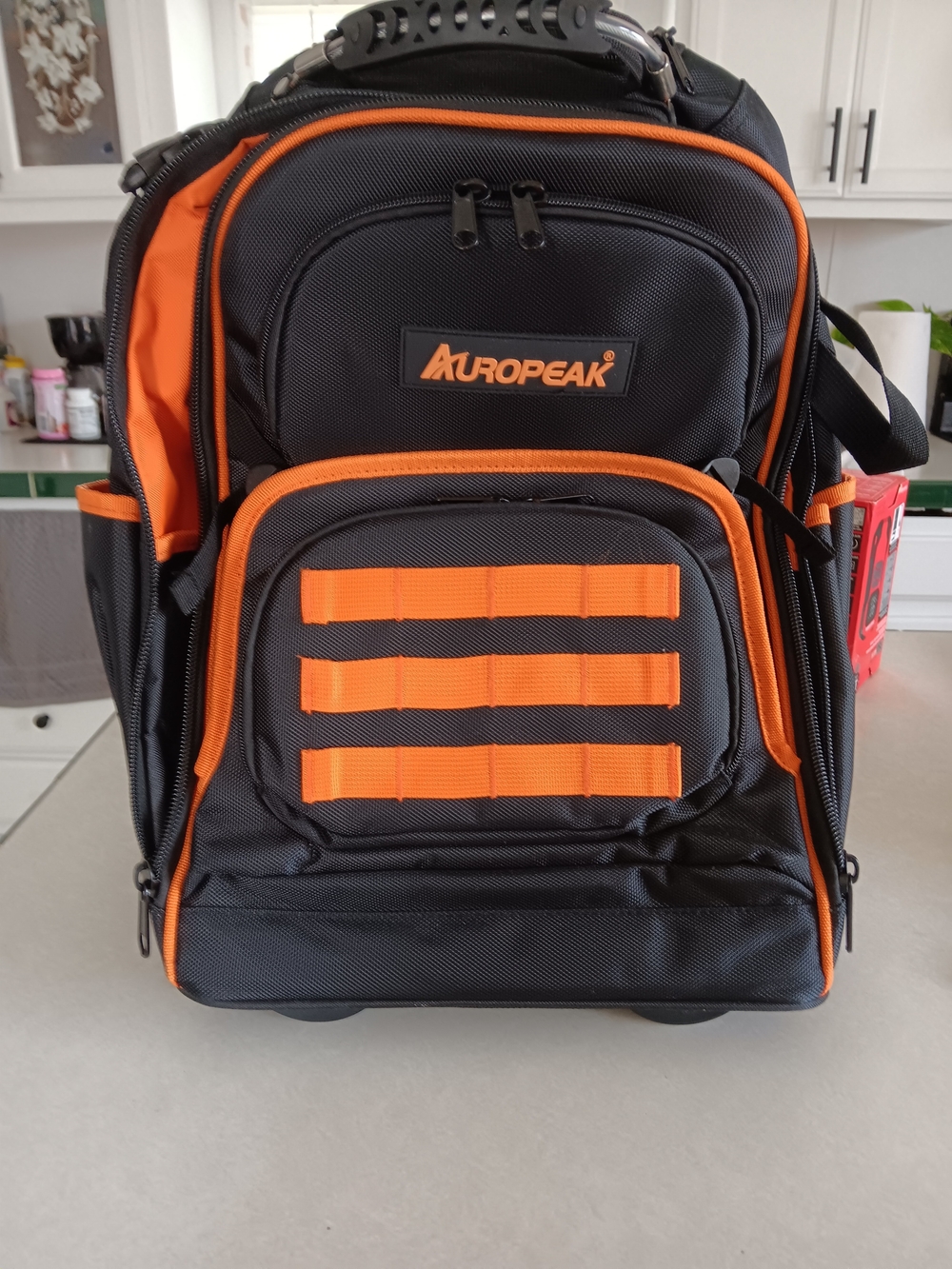 Auropeak 2&1 Rolling Tool Backpack. Brand New No Tags.
